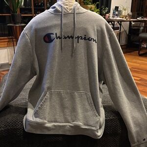 Champion Men's Heather Gray Hoodie